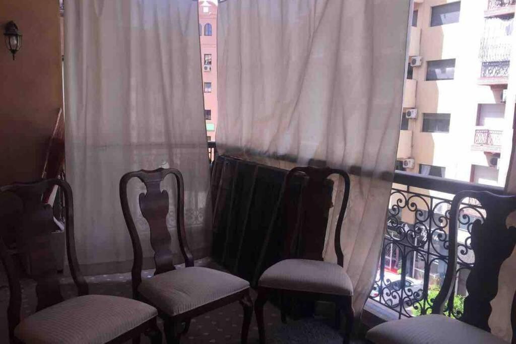 Appartement Tout Confort Avec Possibilite Transport Aeroport Marrákes Kültér fotó
